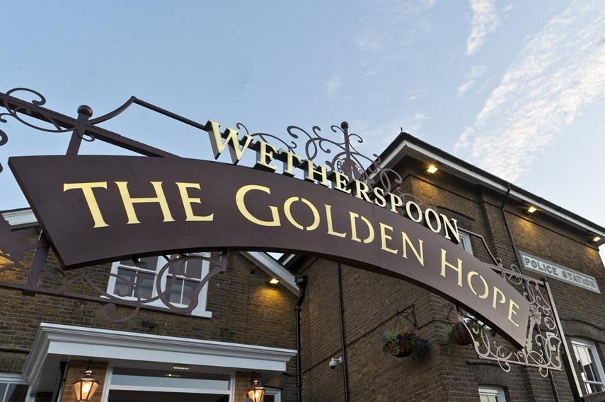 锡廷伯恩 The Golden Hope Wetherspoon酒店 外观 照片